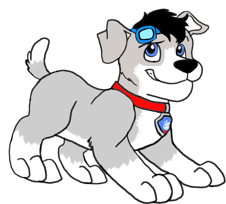 Sparky The Racer Pup By Aurychase-dagp3a3 - Painting (848x848), Png Download