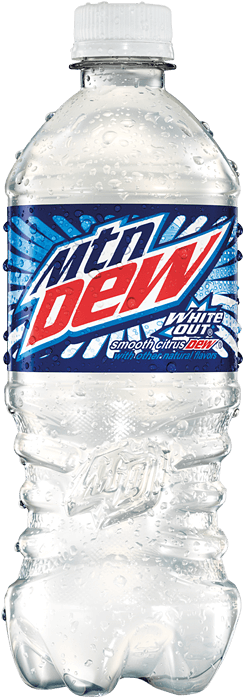 Mtn Dew® White Out™ - Mountain Dew White Out 20 Oz (300x700), Png Download