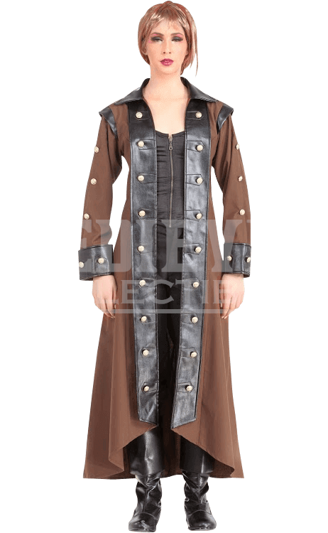 steampunk trench coat