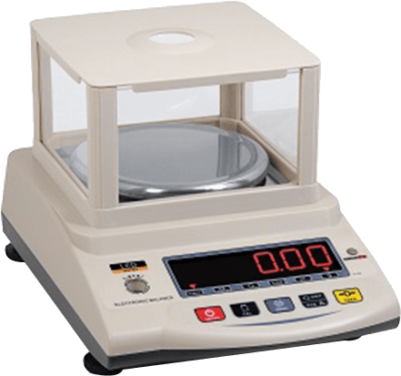 Silver Balance - Weighing Scale (441x413), Png Download