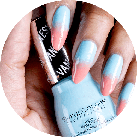 Sunrise Ombré - Nail Polish (525x525), Png Download