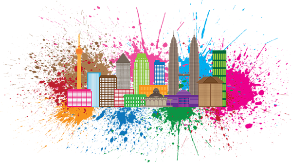 Bleed Area May Not Be Visible - Kuala Lumpur Clip Art (600x335), Png Download