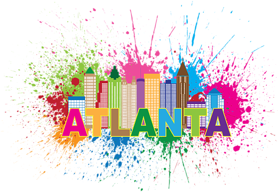 Bleed Area May Not Be Visible - Watercolor City Splash Skyline Wall Art Canvas Print (600x413), Png Download