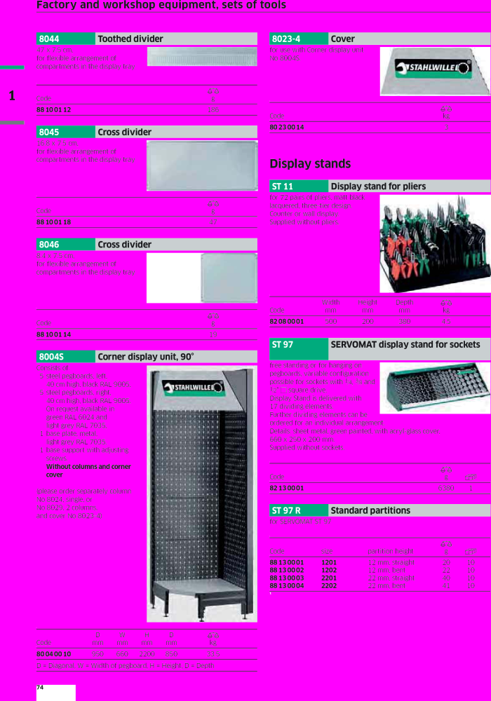 Stahlwille Sell Sstaender Fuer Zangen, No St 11, Bmm (700x1000), Png Download