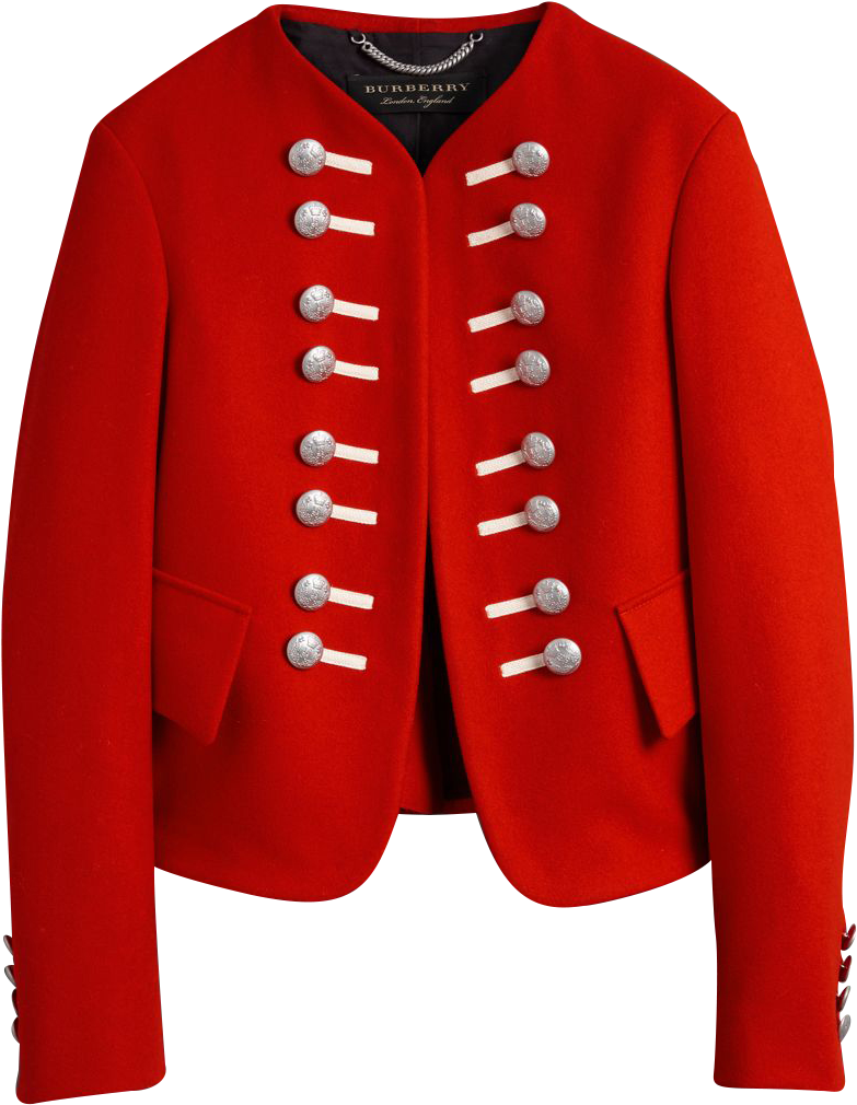 Burberry Men's Wool Cropped Ceremonial Jacket Burberry - Burberry Men Ceremonial Jacket (1920x1920), Png Download