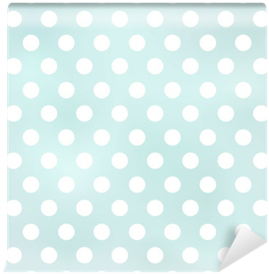 Seamless Retro Polka Dots Background Wall Mural • Pixers® - Polka Dot (400x400), Png Download