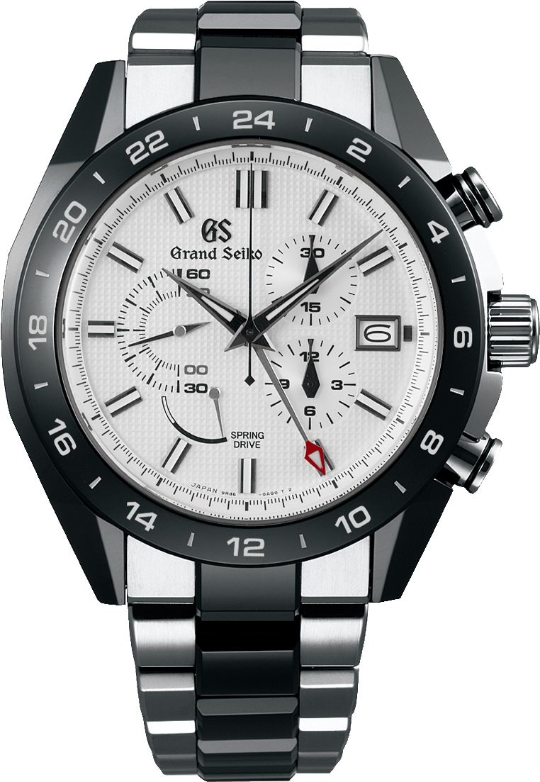 Grand Seiko In - Grand Seiko Watch Black Ceramic (1102x1102), Png Download