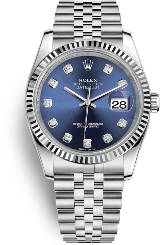 The 36mm He Likes - Rolex Datejust 36 Black Dial (720x1100), Png Download