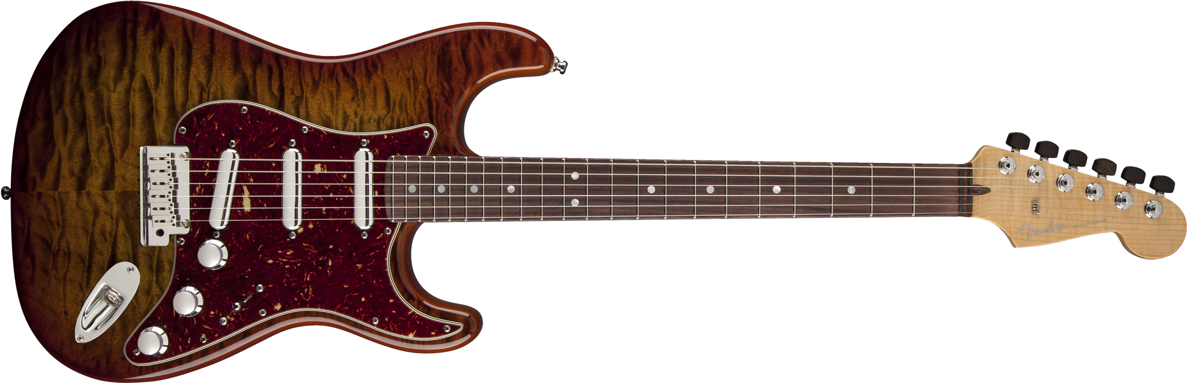 Quilt Maple Top Artisan Stratocaster® - Gibson Sg Special 2018 (2400x781), Png Download