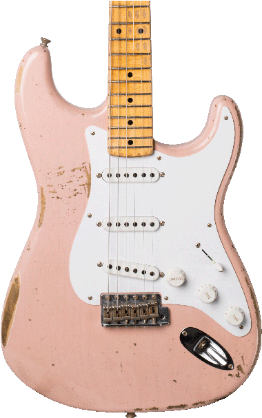 Fender 9230054856dis Image - Fender Stratocaster 1954 Pink (640x640), Png Download