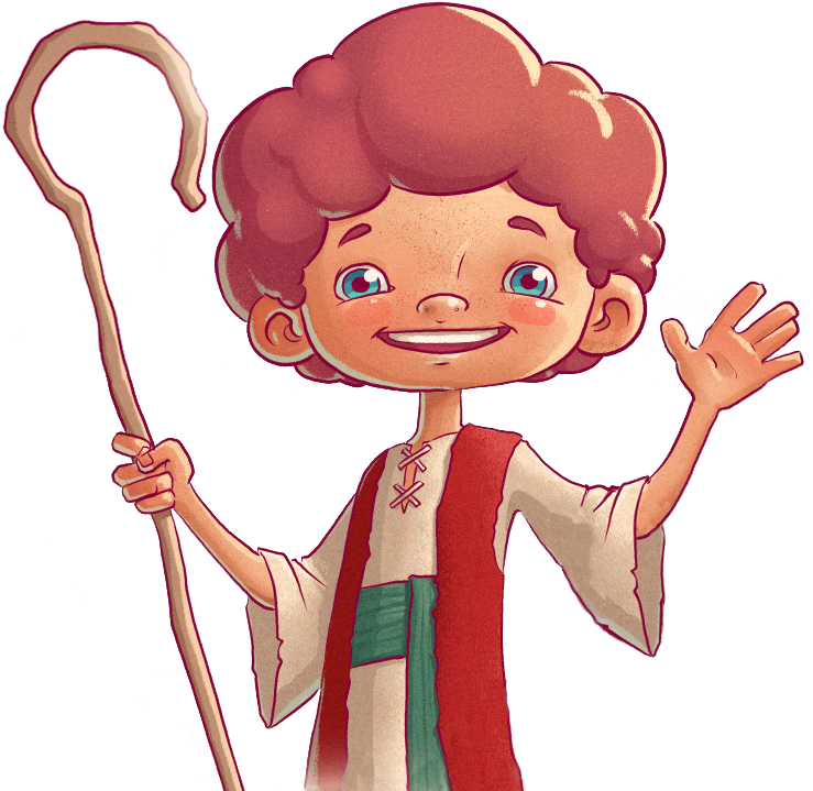 The Shepherd's Treasure Advent Cards Shepherds Jpg - Shepherd Boy Clipart (745x731), Png Download