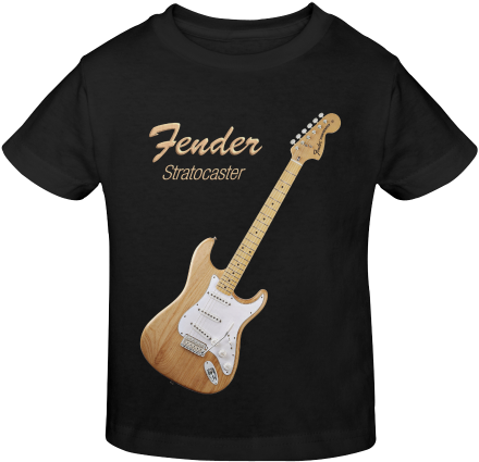 American Fender Stratocaster Sunny Youth T-shirt - Agroestime (500x500), Png Download
