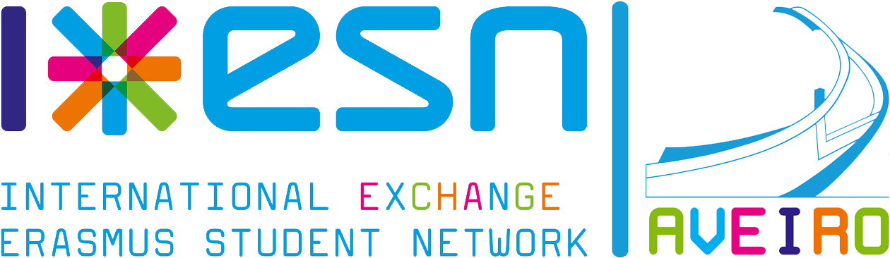 Esn Aveiro Logosemfundo - Erasmus Student Network (1300x398), Png Download