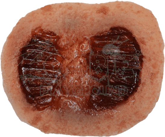 Large Walker Bite Appliance - Walking Dead Large Bite Marks Fake Scar (550x550), Png Download