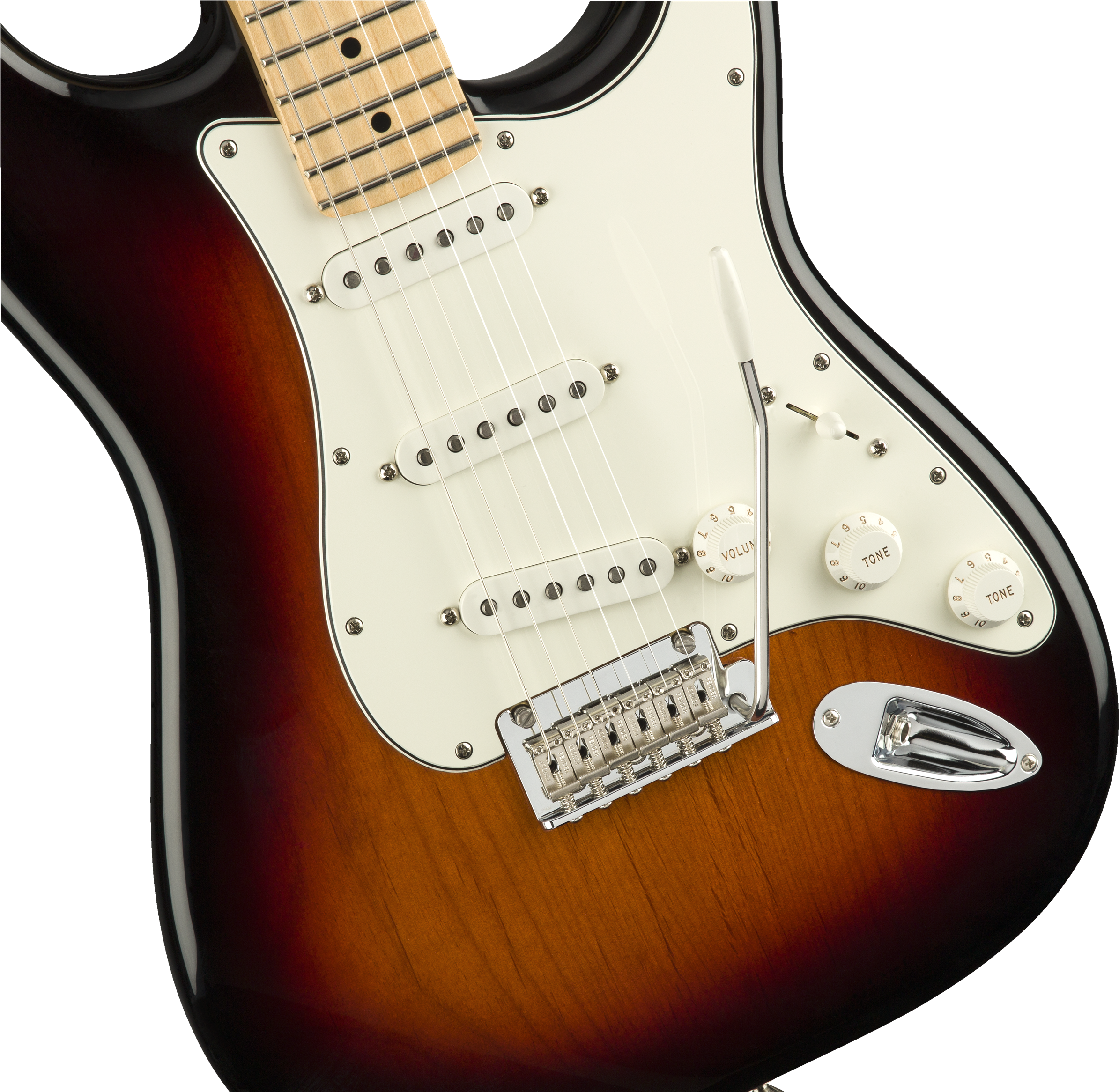 Fender Player Series Strat Mn 3ts (2400x2343), Png Download