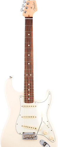 Fender American Professional Stratocaster Rosewood - Fender American Pro Stratocaster - Olympic White, Rosewood (463x500), Png Download