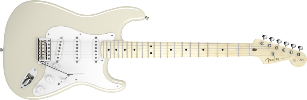 These Are Just Some Of The Best Fender Stratocasters - Fender Standard Stratocaster White (890x291), Png Download