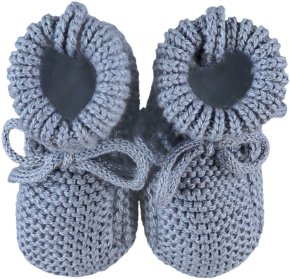Knitted Baby Booties - Crochet (480x480), Png Download