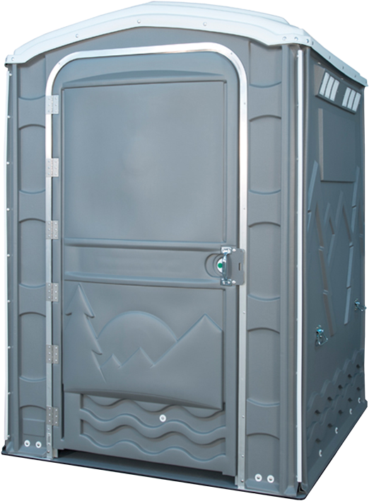 Vip Flushable Portable Toilet Rental - Polyportables Enhanced Access Unit (eau) Portable Restroom (535x713), Png Download