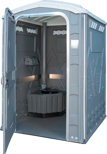 Delux Portable Restrooms Florence Sc - Toilets Portable (417x597), Png Download