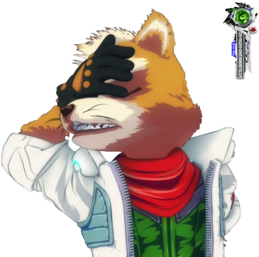 Star Fox Zero Fox Mcloud Funny F (400x377), Png Download