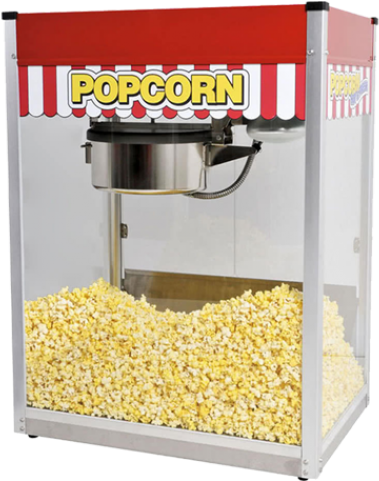 Popcorn Machine Hire - Paragon 1116810 16oz Classic Pop Popcorn Machine (1000x600), Png Download