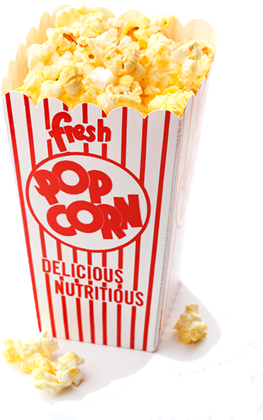 Popcorn Transparent Images - Full Bucket Of Popcorn (800x629), Png Download
