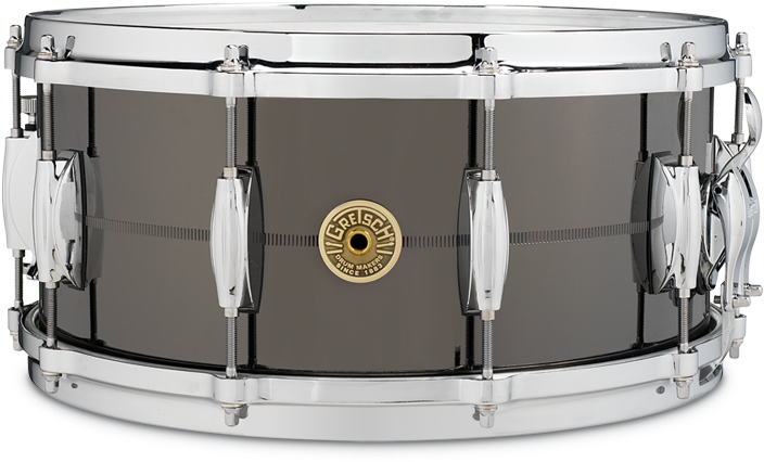 Back To List - Gretsch Solid Steel Snare (800x469), Png Download