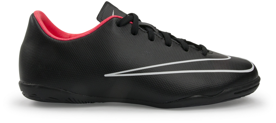 Black And White Nike Indoor Soccer Shoes Kids - Adidas Continental 80 Footlocker (1000x781), Png Download
