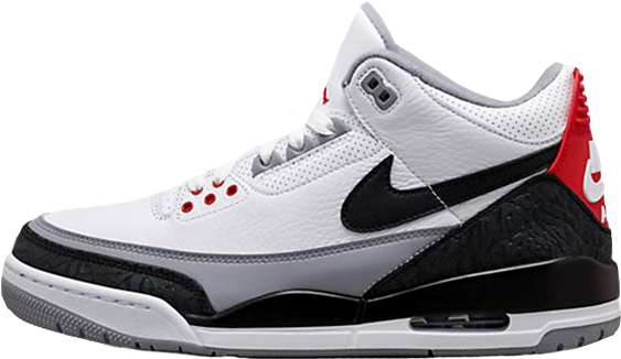 The Jordan 3 Tinker Nrg White Official Release Date - Nike Air Jordan 3 Retro Tinker Nrg (640x387), Png Download