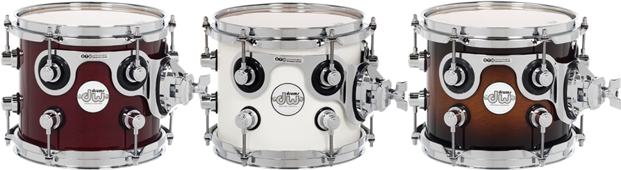 Design Chrome Lugs - Turret Drum Lugs (896x258), Png Download