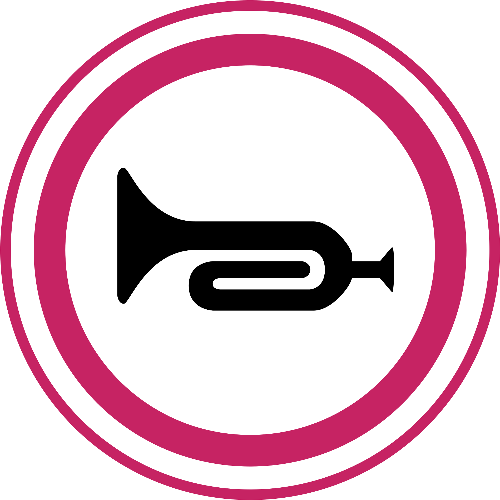 Open - Road Signs No Horn (2000x2000), Png Download