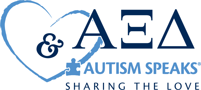 Autism Speaks Walk Kickoff - Alpha Xi Delta Png (854x383), Png Download