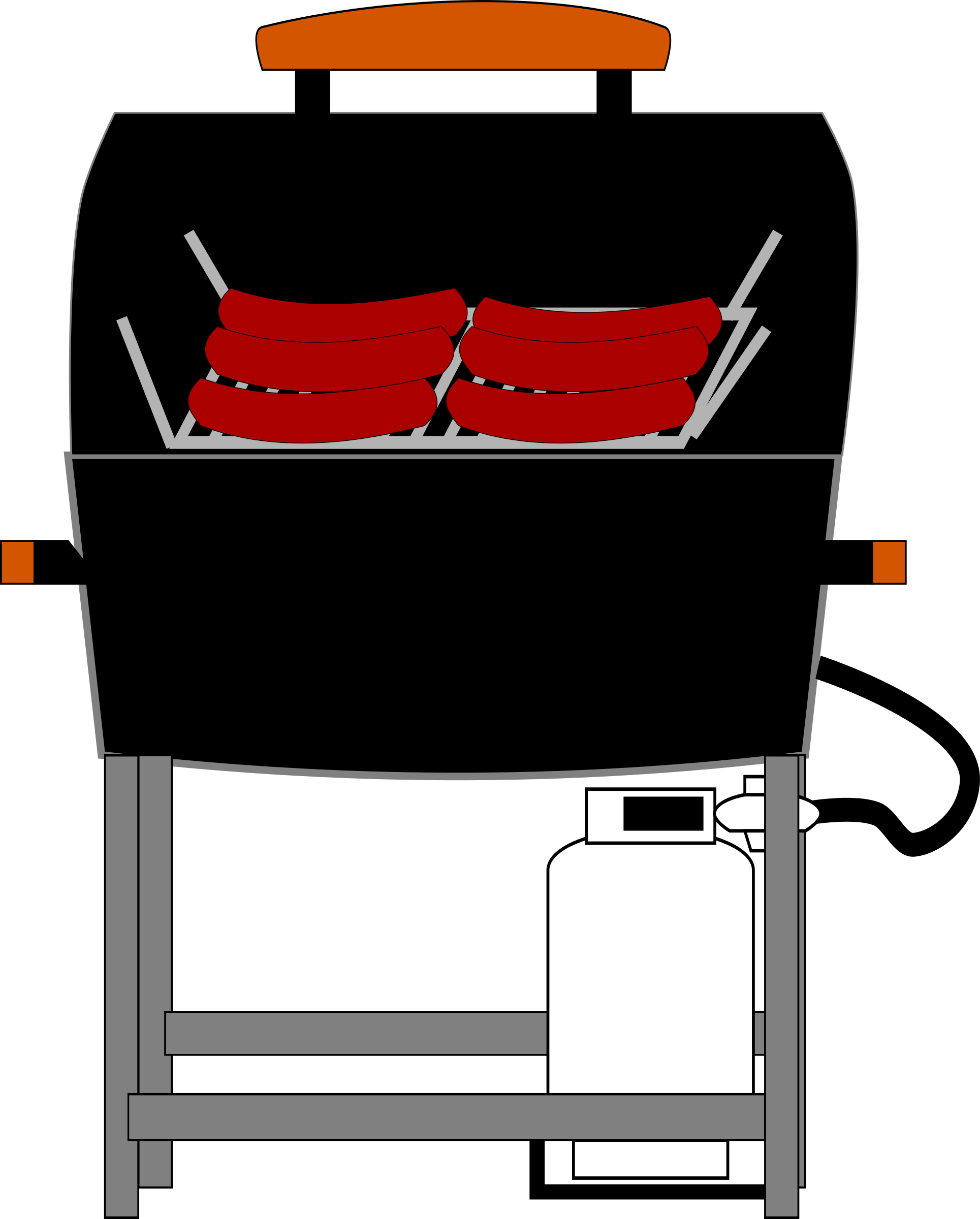 Big Image - Barbecue (1929x2400), Png Download