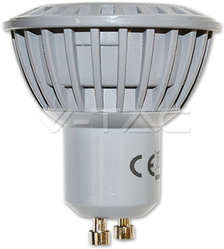 1615 1616 - V-tac Vt-1860d Light Bulb Led Gu10 Smd 6w Cold White (400x400), Png Download