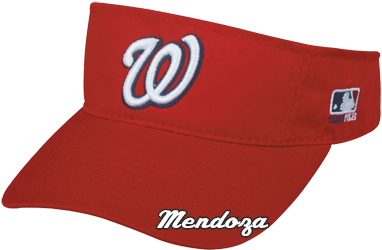 Washington Nationals Official Mlb Visor For Little - Washington Nationals (400x450), Png Download