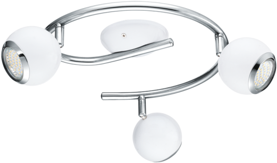 31003 Bimeda 3 Light Spotlight White - Eglo 31003 | Surfaced Spot Light Fitting | Bimeda (600x600), Png Download