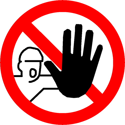 No Enter Sign - Do Not Enter Safety Sign (500x500), Png Download