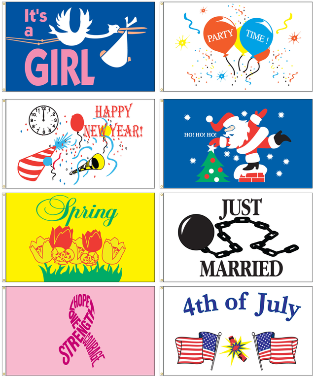 Celebration Flags - Eder Flag Mfg 3 Ft. X 5 Ft. Just Married Flag (670x800), Png Download