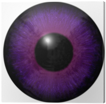 Detail Of Eye With Purple Colored Iris And Black Pupil - Circle (400x400), Png Download
