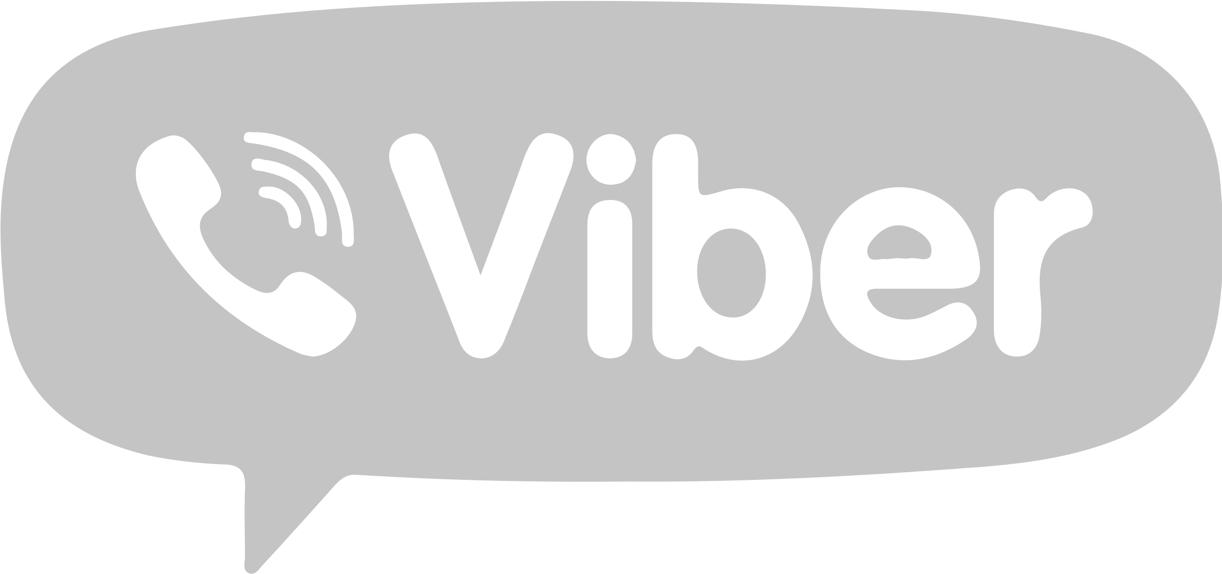 Viber Grey Logo Png Transparent - Viber Credit Hack (2400x1163), Png Download
