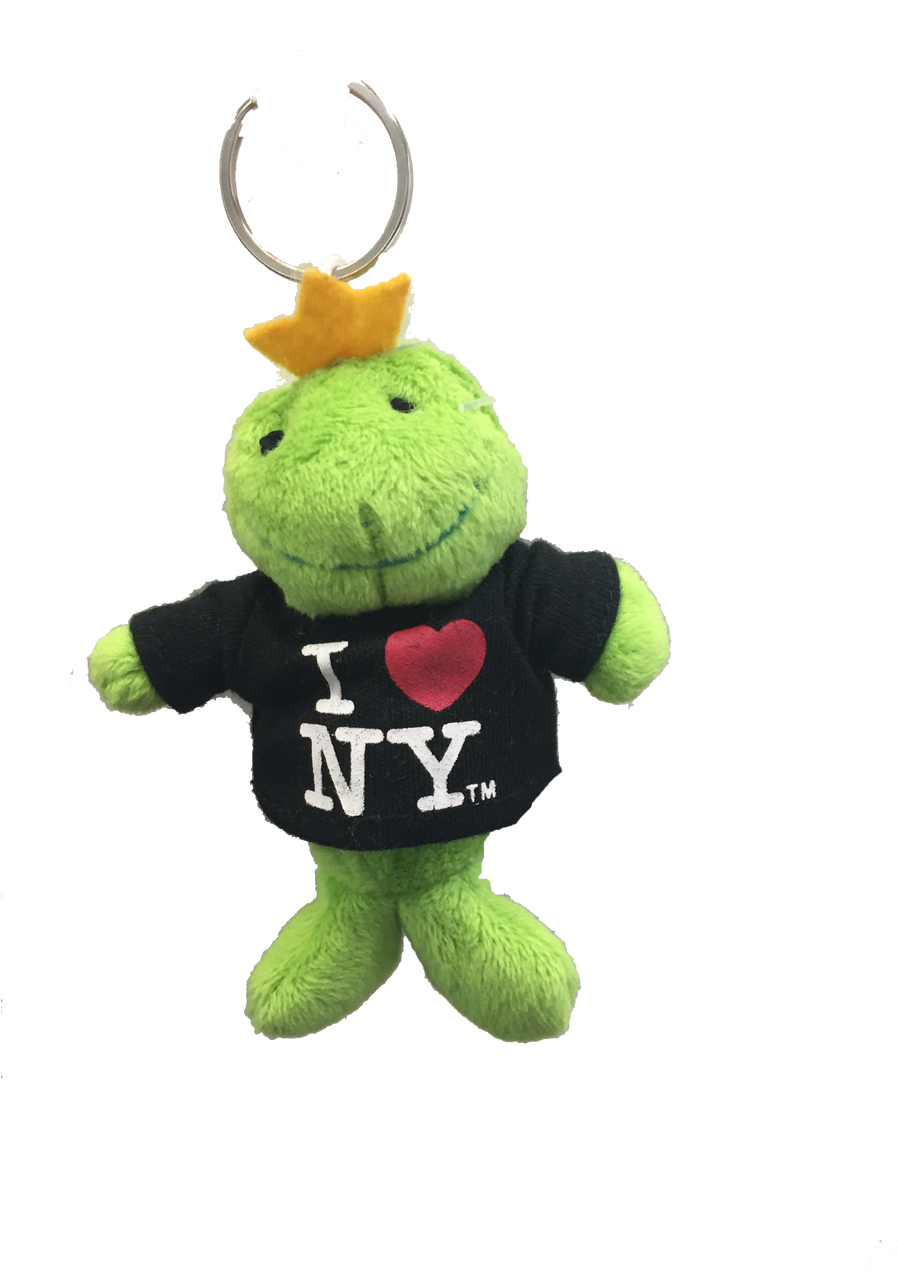 Love Ny Frog Plush Key Chain (960x1280), Png Download