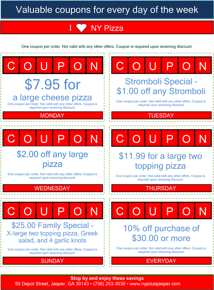 I Love Ny Pizza Coupons - I Love Ny Pizza & Bar (925x1172), Png Download