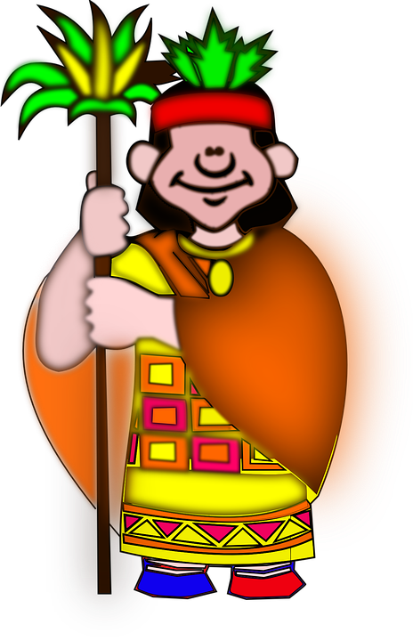 Native American Indian Or Aztec, Arrows And Borders - Indio Clipart (464x720), Png Download