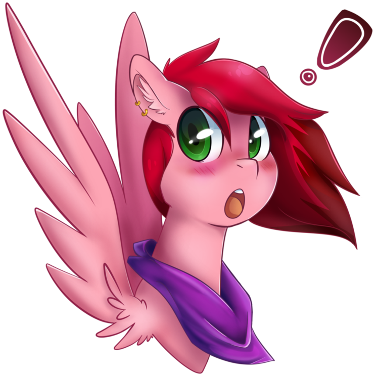 Download Csox Bandana Blushing Exclamation Point Femboy Cartoon Full Size Png Image Pngkit