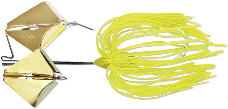 Buzzbaits - Terminator S38cw04gg Ss Spinner Bait 3/8 Sharp Chartruese (1000x715), Png Download