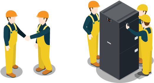 Cybertrol's Technicians Work At Customer Sites To Assist (670x293), Png Download