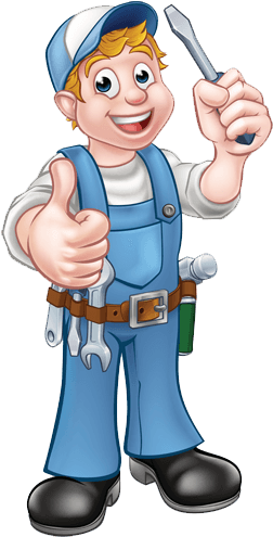 Their Dedicated Employees Also Offer Guaranteed Repair - Carpenter Cartoon Characters (300x495), Png Download