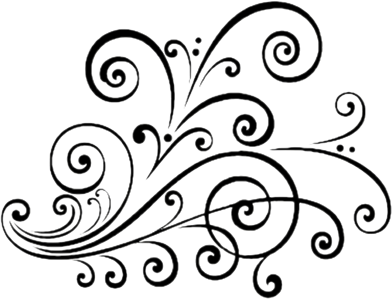 Report Abuse - Scroll Design (1341x1024), Png Download