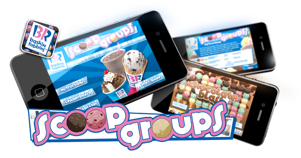 I Teamed Up With Bane Games On An Iphone Game Project - Baskin Robbins (600x338), Png Download